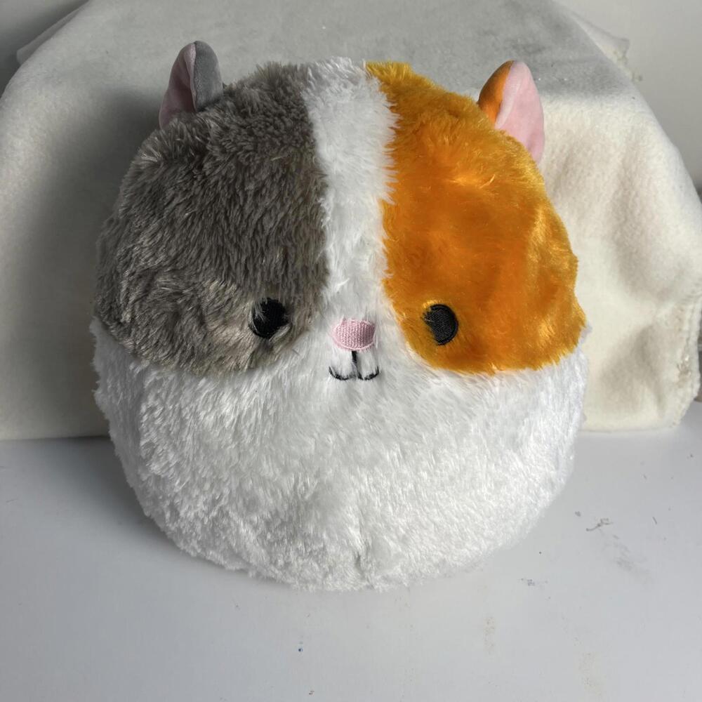 Squishmallow 12" Everett Guinea Pig Fuzz-A-Mallow Tri-Color Pet Plush